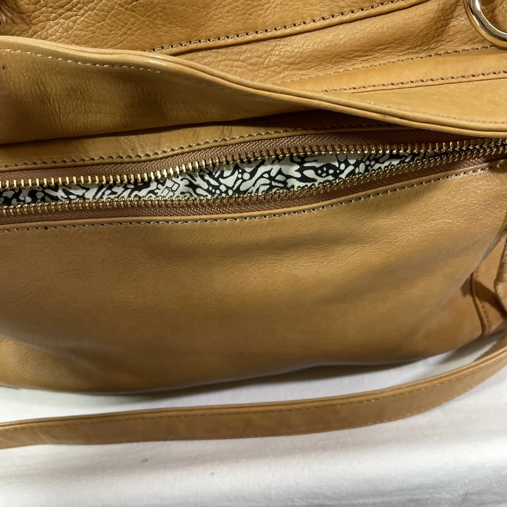 Rebecca Minkoff Morning After Bag MAB Caramel Leather Tote Satchel Crossbody